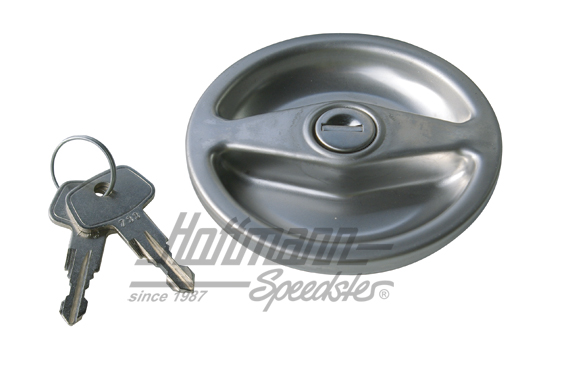 Bouchon de réservoir, verrouillable, chromé, Bus T2, 73-79 | 211 201 551 R | 097-1058-20