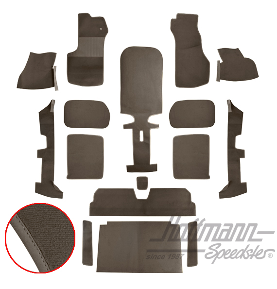 Kit moquettes, Golf Cabriolet, 79-93, gris |  | 180-3010-18