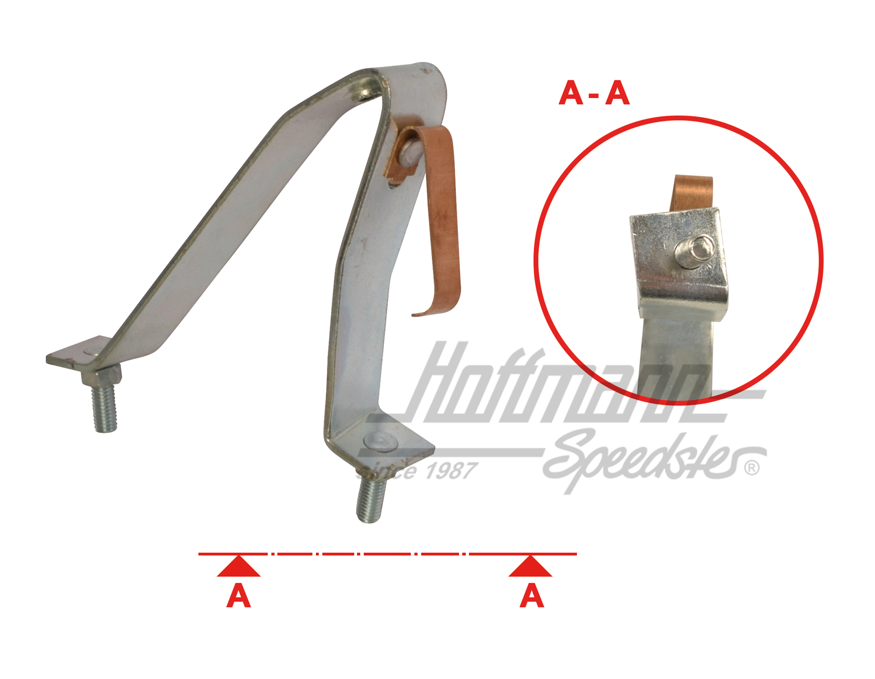 Cadre support, boîte de feu arrière, 55-61, gauche | 111 945 291 | 020-4498-21