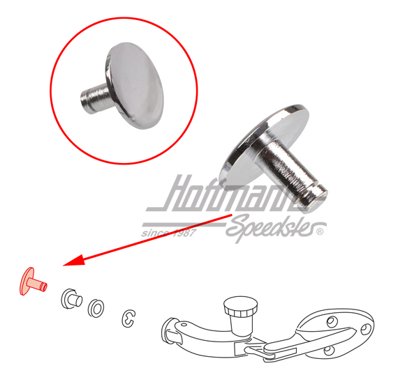 Boulon, commande d'ouverture pop-out, 59-/64-                                                       