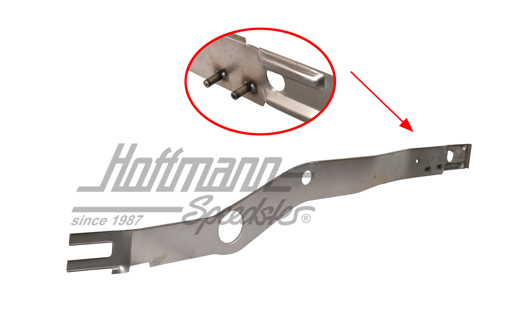 Longeron, arrière, Bus T2, 8.71-7.79, droite                                                        