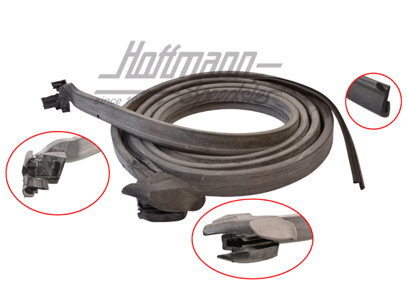 Joint de porte, Golf 1 Cabriolet, 8.83-7.93, gauche | 155 837 911 E | 180-4001