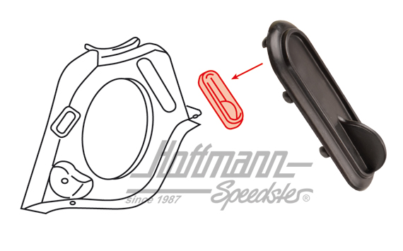 Cache, tôle d'alternateur, Type 4 | 021 119 295 | 097-1860