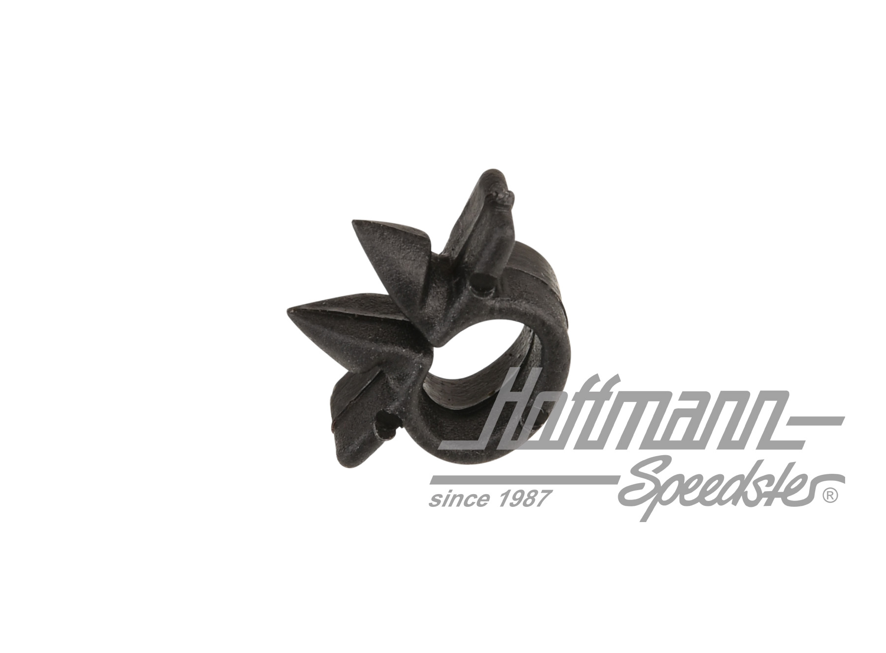 Clip de retenue, 5mm, câble/tuyau, blanc                                                            