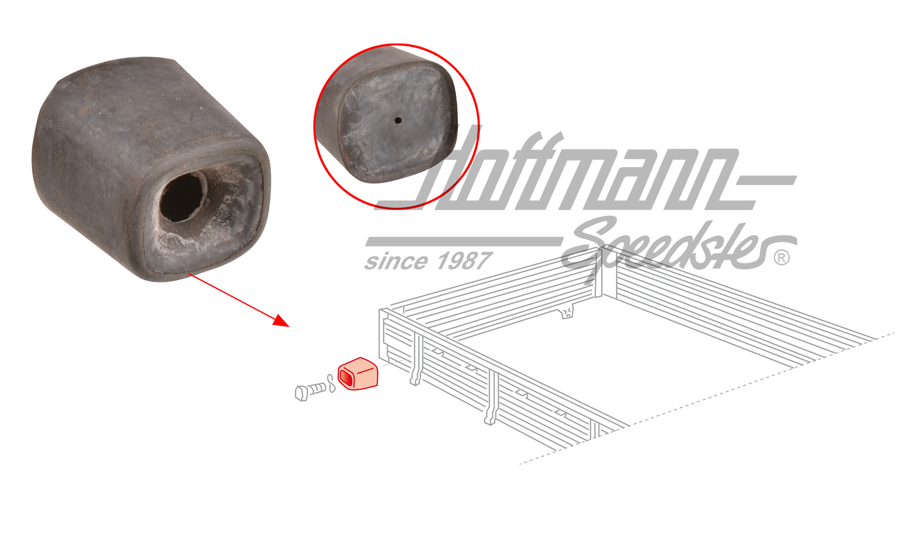 Arrêt, porte à charnière/hayon | 211 841 957 | 089-5310-15