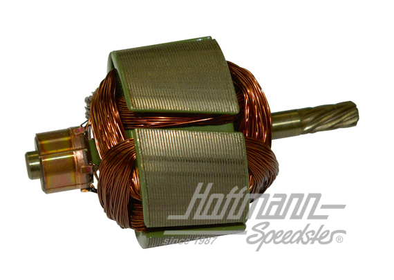 Armature, moteur d'essuie-glace, transformat. 6V sur 12V | 113 955 811 B | 020-4761-10