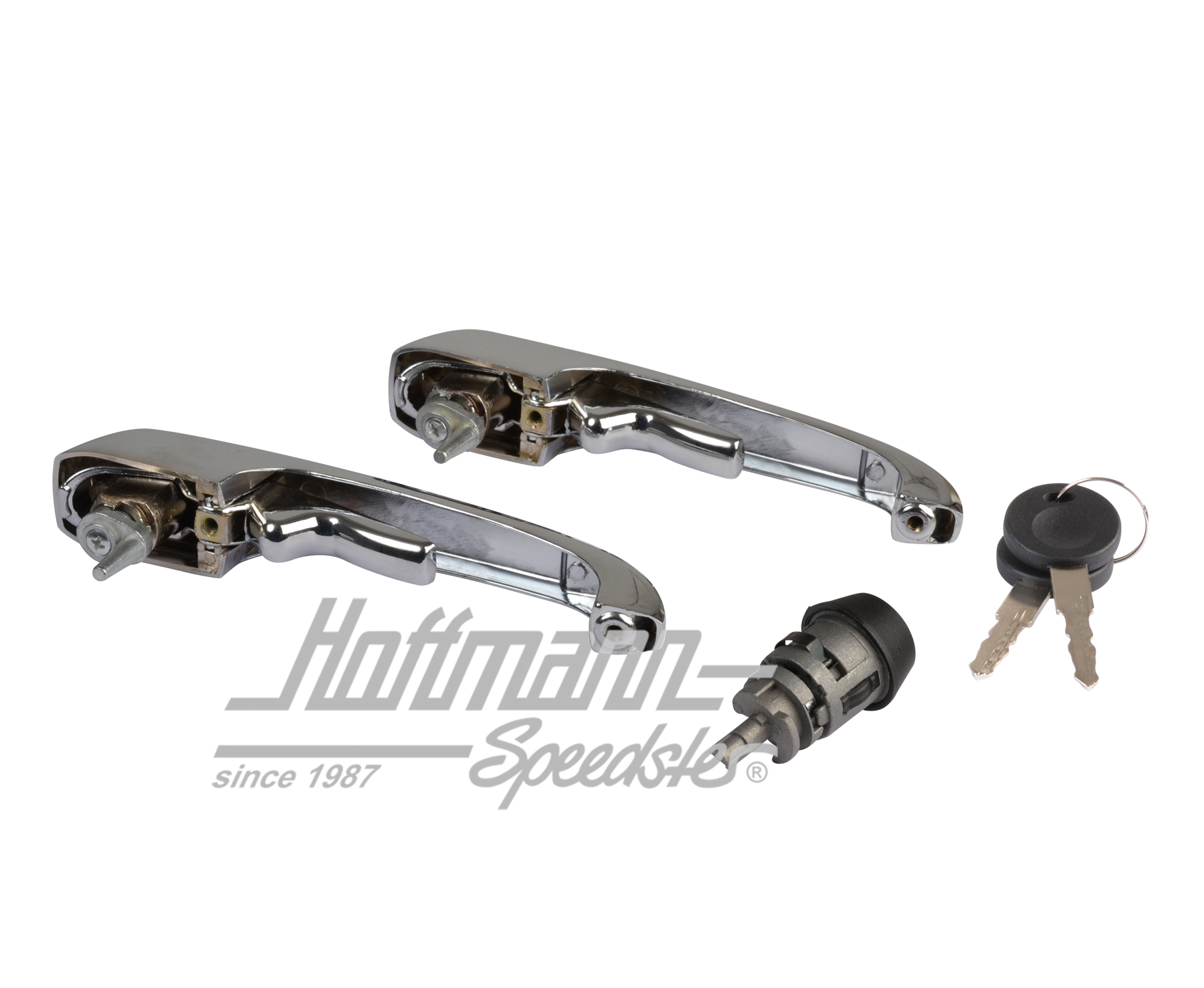 Garniture de fermeture, Bus T2, 8.70-7.79, chromée                                                  