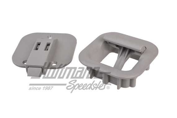 Poignée de meuble, Westfalia, grise                                                                 