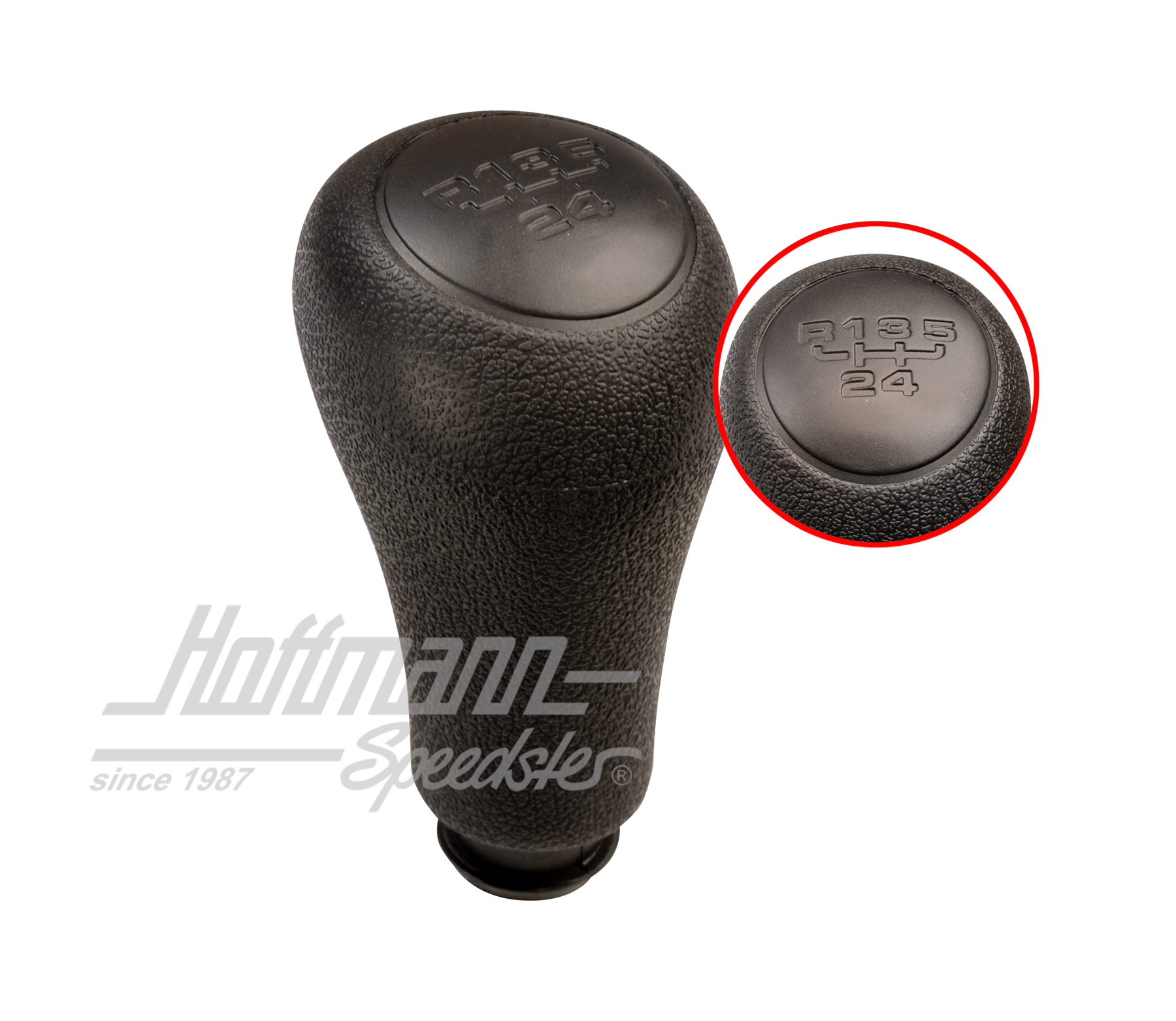 Pommeau du levier de vitesses, 5-vitesses, Bus T4/Golf 3, NOS | 1H0 711 141 A 01C | 407-2040