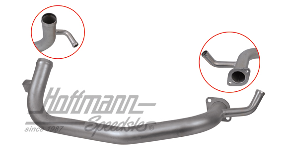 Tuyau d'eau, pompe à eau/boîtier du thermostat, inox | 025 121 081 G  Edelstahl | 307-4024-05