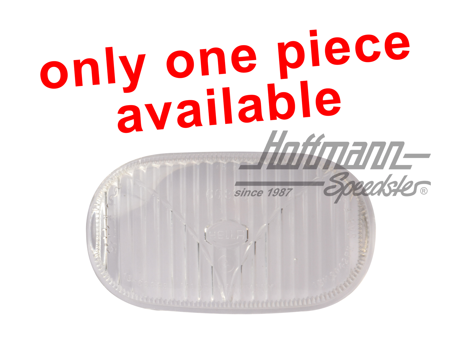 Verre, phare antibrouillard, 356/911, blanc                                                         