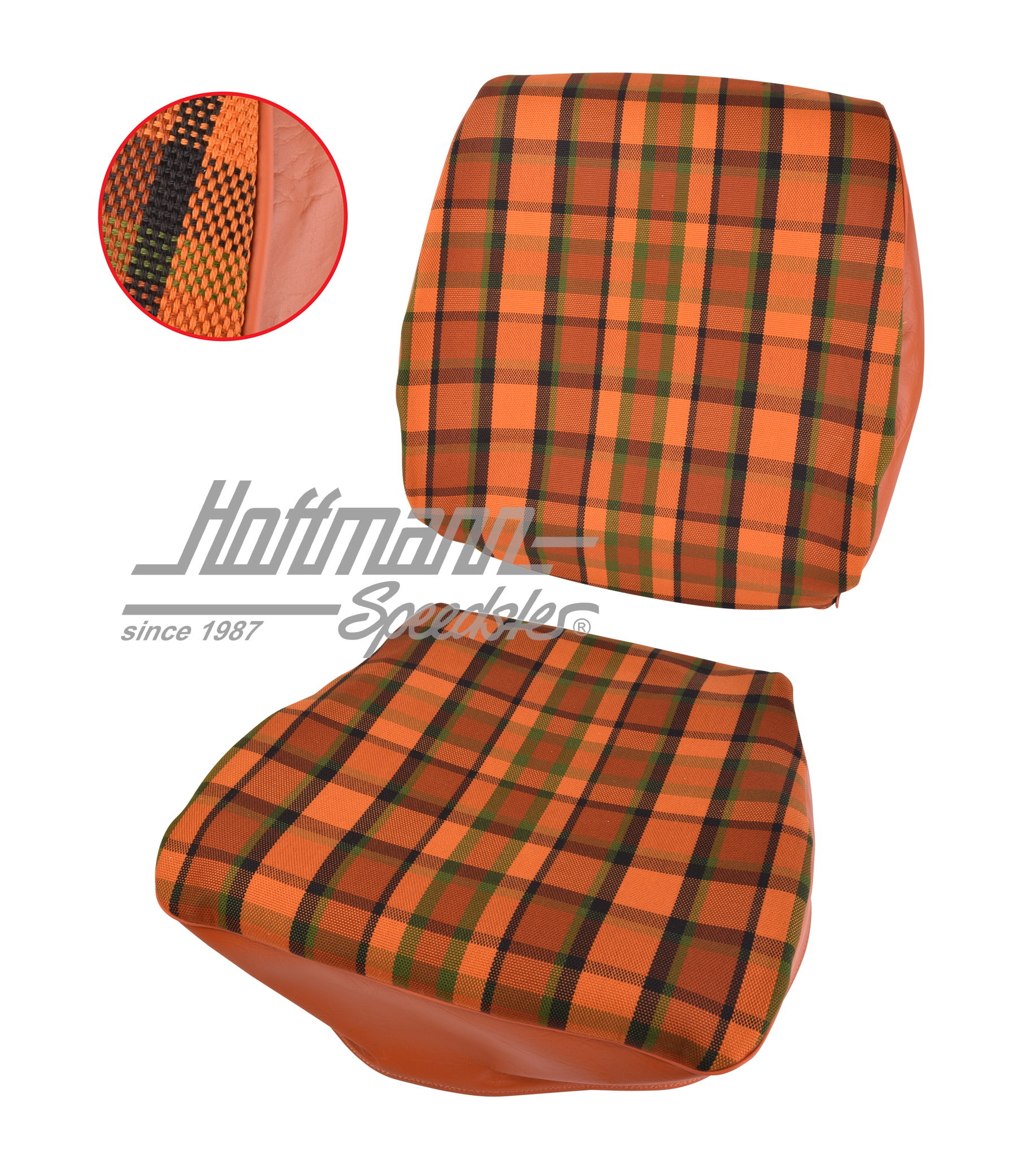 Housse de siège, Westfalia, rouge/orange, 74-79 |  | 098-1275-63
