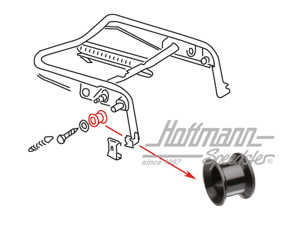 Douille, verrouillage de siège, 12.77- | 171 881 299 C | 055-7094-10