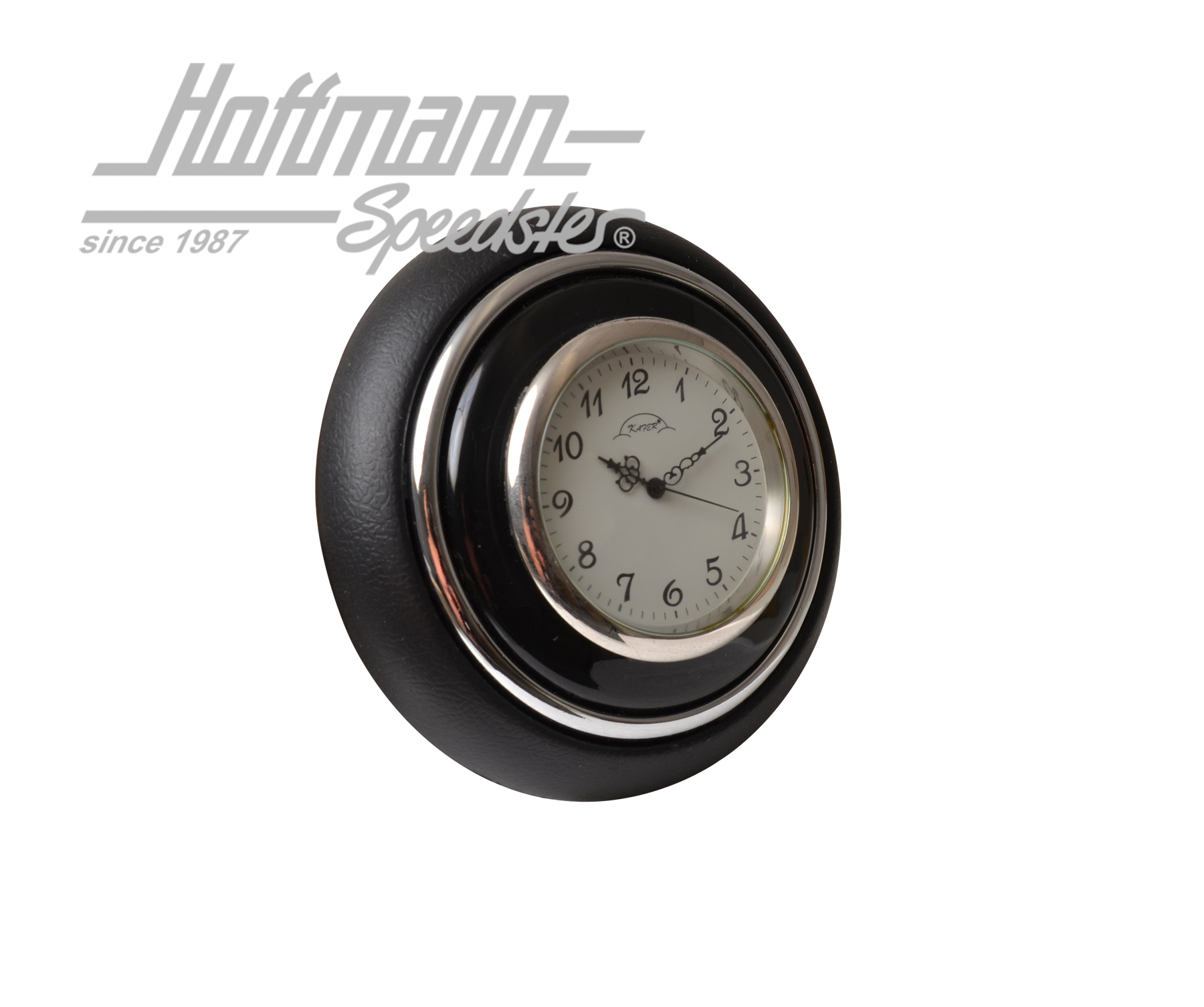 Bouton de klaxon, avec horologe, Cox/Bus, noir | 211 951 Clock | 020-1882-10