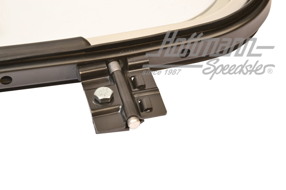 Déflecteur, complet, Bus T2, chromé, gauche                                                         