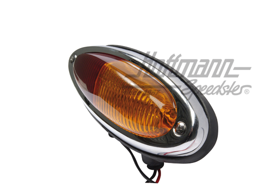 Feu arrière, 356, complet, orange/rouge, droite                                                     