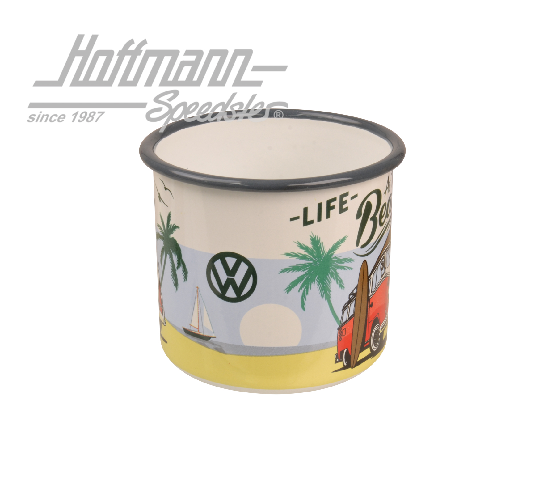 Mug en métal, Bulli, At The Beach                                                                   