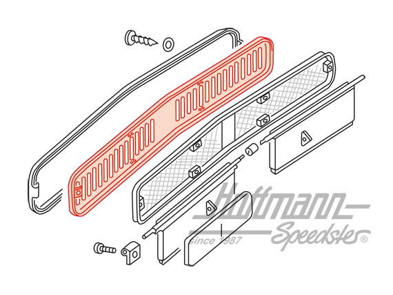Écran d'entrée d'air, avant, Bus T2, 67-72                                                          