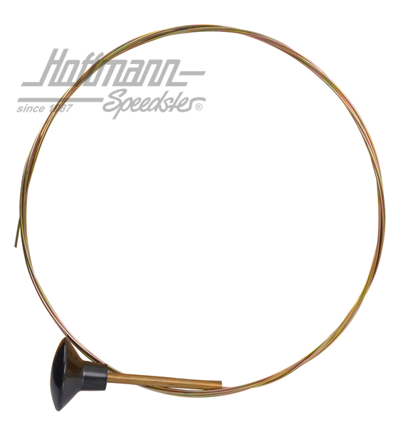 Tirette de capot, avant / arrière, noir | 141 827 531 B Black | 066-1300-04