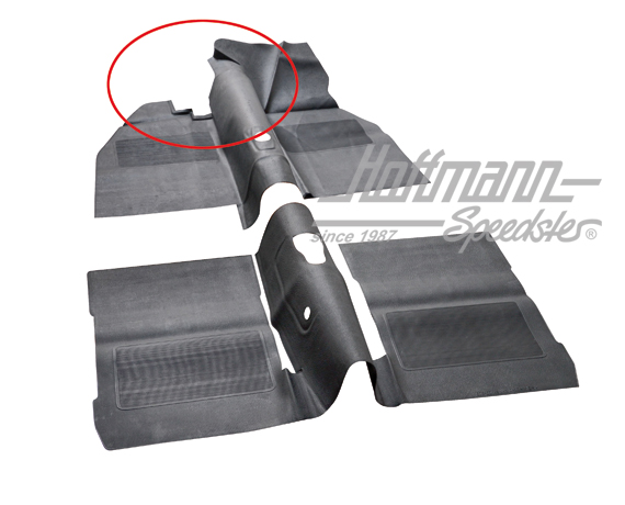 Revêtement caoutchouc, plancher, 8.72-, noir | 113 898 700 | 020-0027