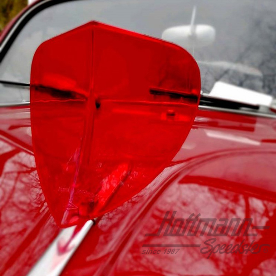 Déflecteur de tourbillon "Wirbulateur", pare-brise, rouge                                           