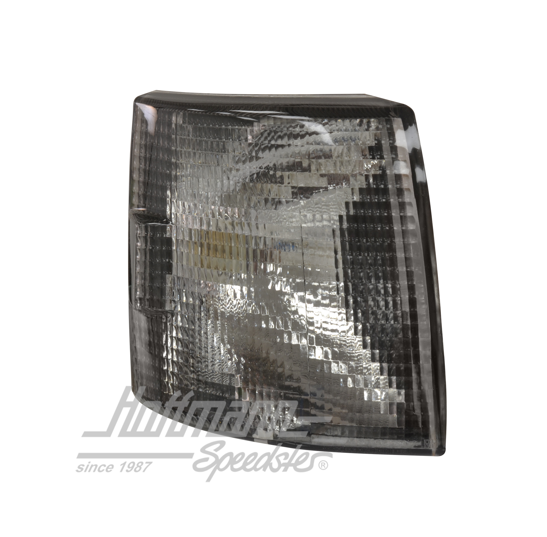 Clignotant, avant, noir, droite (court)                                                             