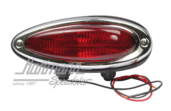 Feu arrière, 356, complet, rouge/rouge, droite                                                      