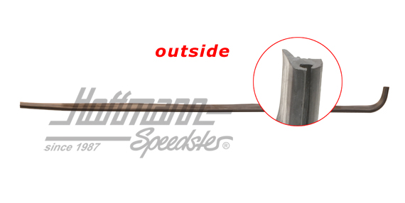 Lèche vitre, avant, 2-portes, gauche | 191 837 477 AA | 208-7100-01