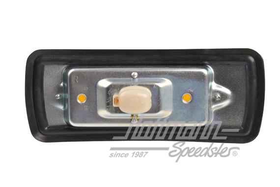 Clignotant, blanc/orange/chromé, 67-72, droite                                                      