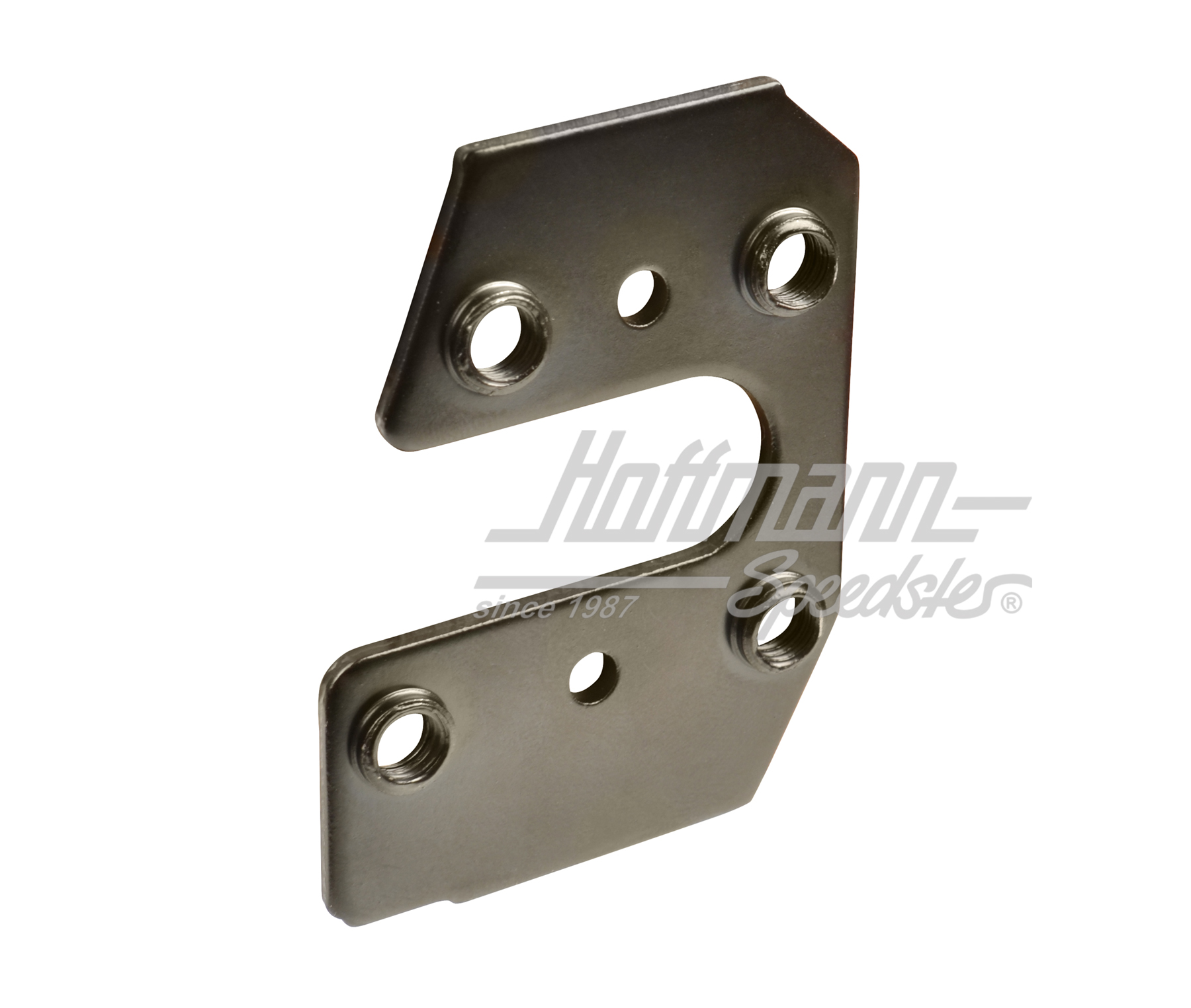 Plaque taraudée, charnière de porte, en haut, gauche                                                