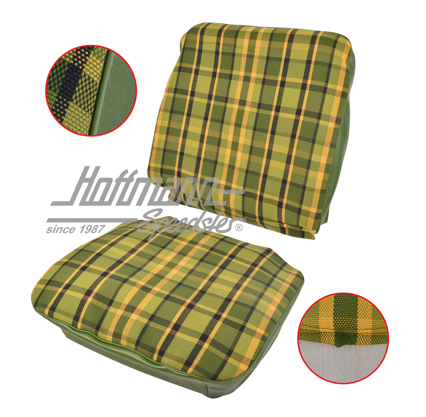 Housse de siège, Westfalia, vert/jaune, 68-74 |  | 098-1300-56