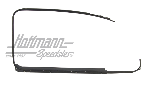 Tour de vitre extérieur, complet, noir, droite, 8.64- | 113 853 322 S | 020-5227-02