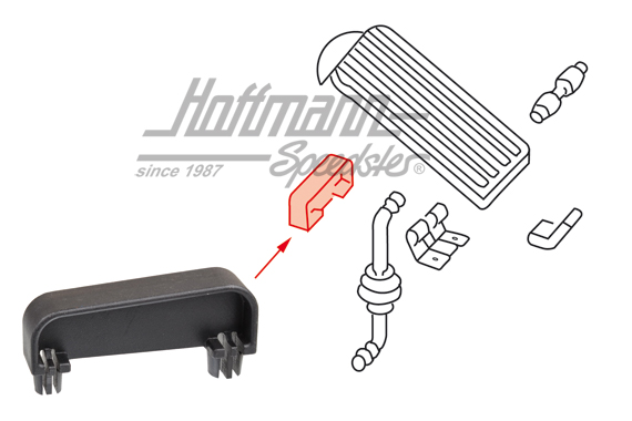 Arrêt, pédale d'accélérateur, 8.67-7.72 | 211 721 625 A | 092-1012-04