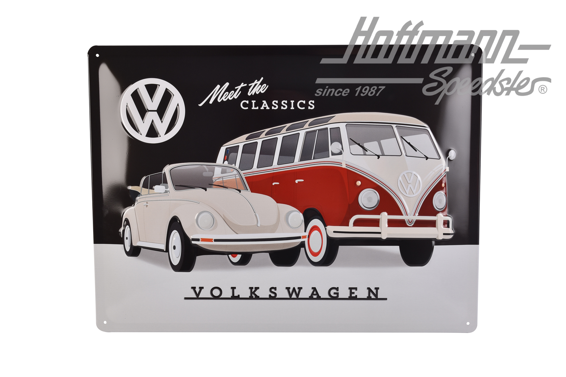 Plaque en tôle, 300x400mm, VW MEET THE .... |  | 021-0176-83