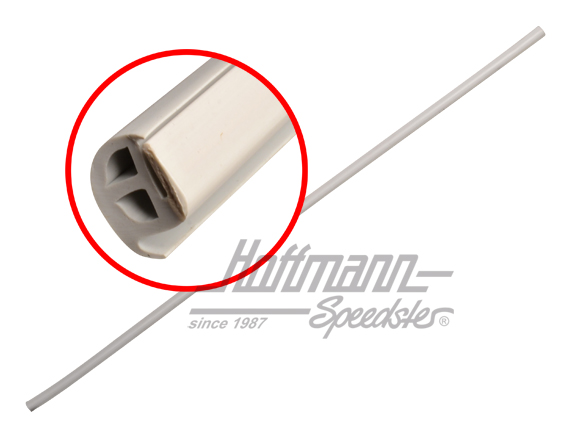 Bourrelet, cadre de toit au-dessus porte coulissante, blanc | 253 843 196 A | 090-6142-07