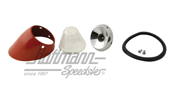 Clignotant, complet, -7.57, USA, transparent, gauche                                                