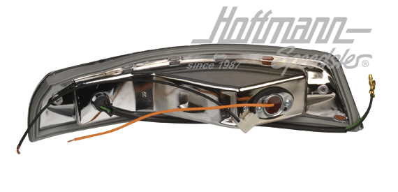 Clignotant, blanc/jaune, 65-68, droite                                                              