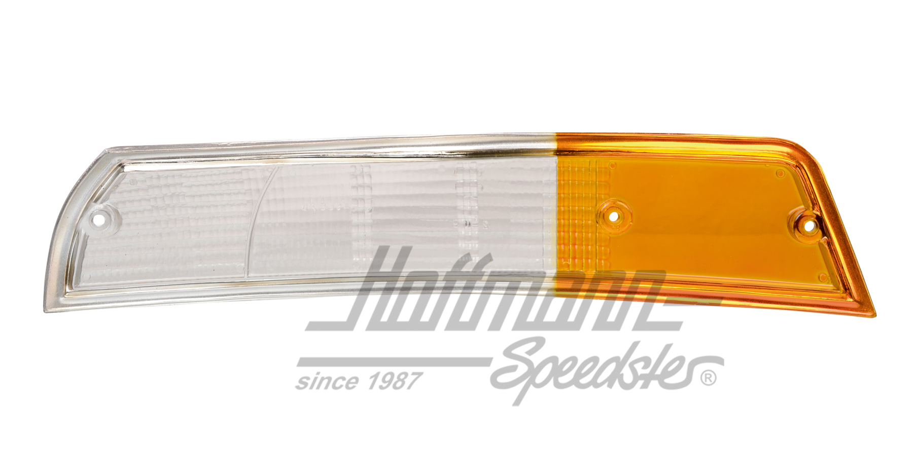 Verre de clignotant, blanc/jaune/chromé, 911, 69-71, droite                                         