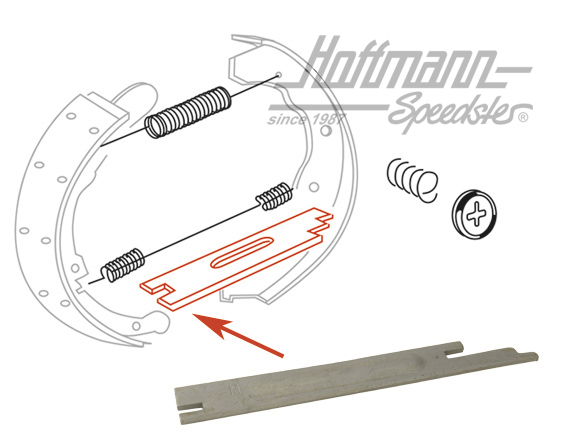 Barre de pression, arrière, Bus T1/T2, 55-71, gauche | 211 609 631 B | 089-2675-21