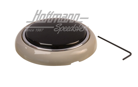 Bouton de klaxon, gris/noir, Cox / Bus, 55-67 | 211 951 669 GBK | 020-1882-08