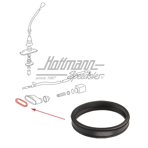 Bande en caoutchouc, carter de commande de vitesses, 914, -72                                       