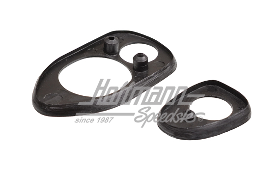 Joints, poignée de capot avant, 8.67-, noirs | 113 823 579A + 113 823 581A | 020-5259