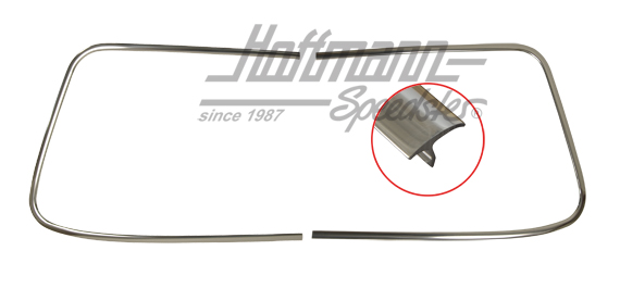 Cadre décoratif, aluminium, pare-brise, .66-.74 | 143 853 305 A | 060-6012