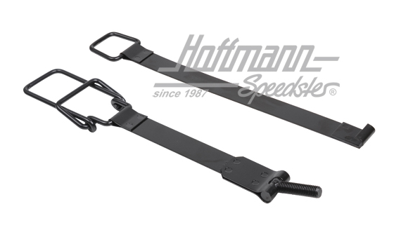 Bande de serrage de batterie, 911, courte, noire | 901 611 022 00 | 580-1140-03