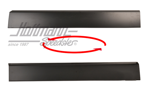 Tôle de recouvrement, panneau latéral, droite | 252 843 798 | 390-0190-02