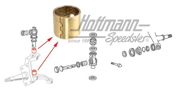 Douille, pivot de fusée | 211 405 317 B | 089-3040-20