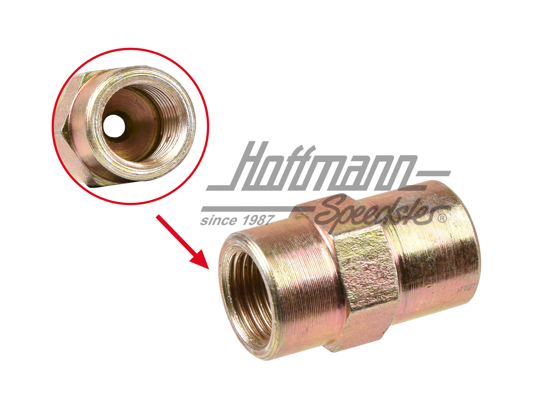 Connecteur de tuyauterie de frein, M10X1, universel | 411 611 789 | 020-4083-12