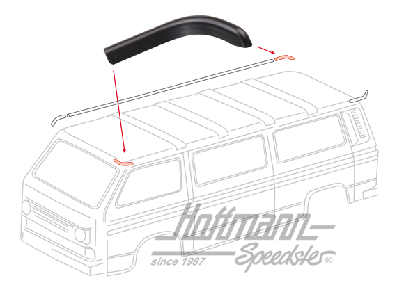 Embout, moulure de gouttière, gauche / droite | 251 853 709 | 370-7130-01