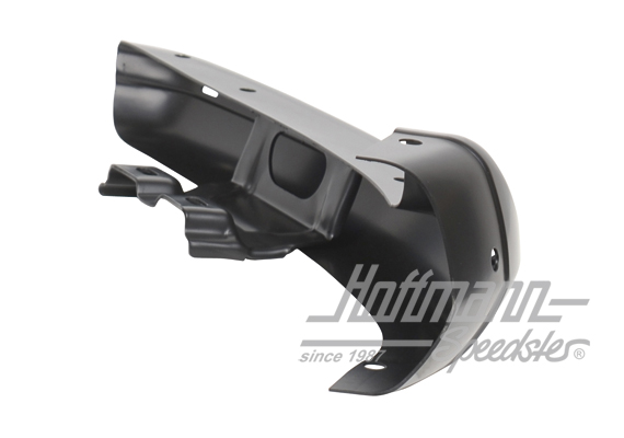 Bout de pare-chocs, avant, 67-72, noir, gauche                                                      