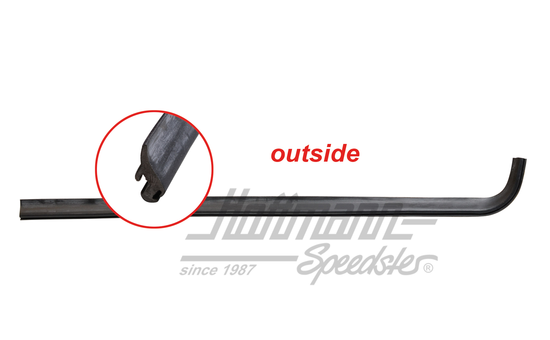 Lèche vitre, arrière, 4-portes, droite | 193 839 478 B | 208-7120-02